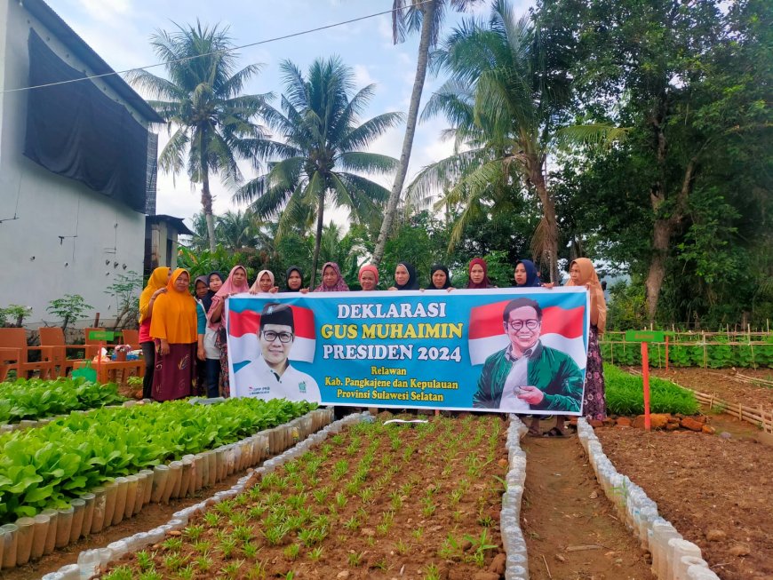 Deklarasi Petani Organik Pangkep Dukung Muhaimin Iskandar Sebagai Calon Presiden Tahun 2024