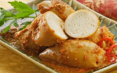 Gulai Cumi Isi Tahu