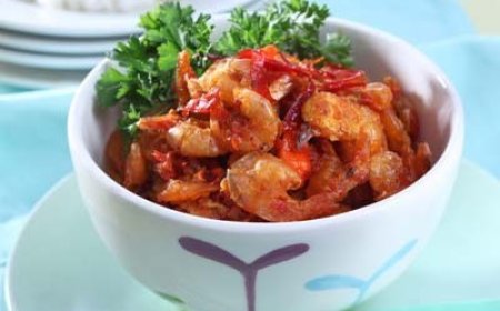 Udang Asin Tumis