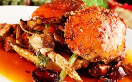 Kepiting Tumis Saus Inggris