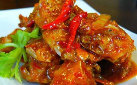 Kepiting Saus Tiram Pedas
