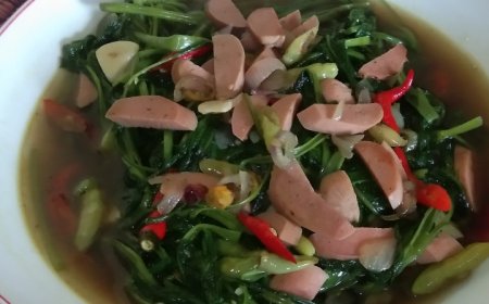 Kangkung Cah Sosis
