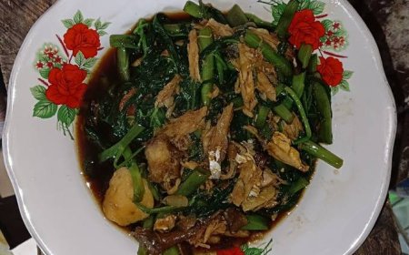 Kangkung Cah Ikan Pari