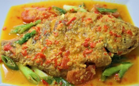 Ikan Kakap Rica-Rica Santan