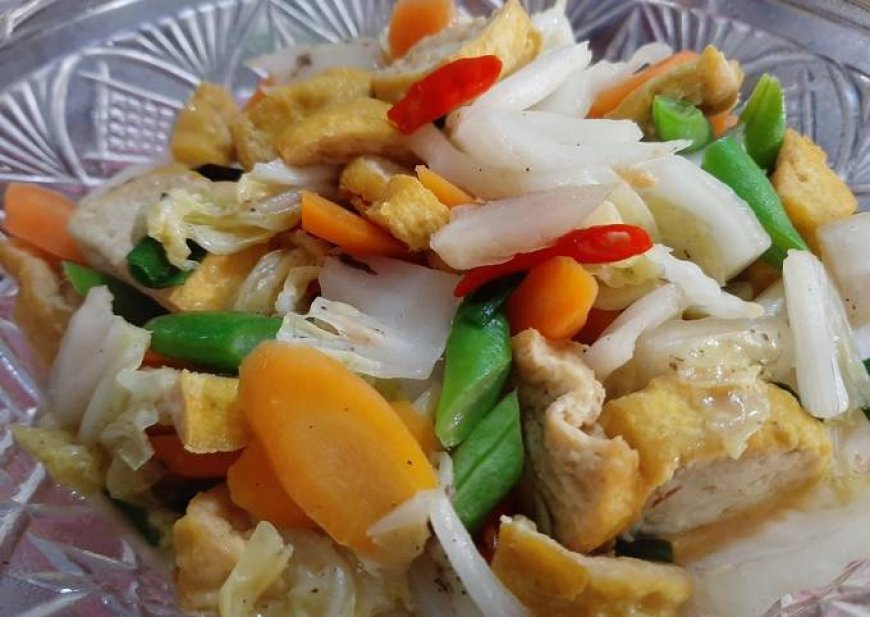 Tumis Tahu Campur