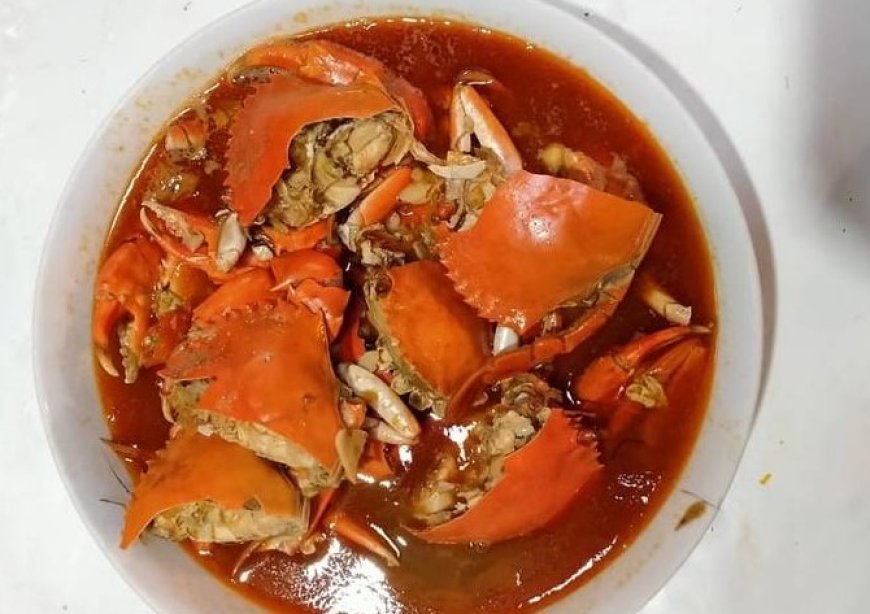 Kepiting Kuah Pedas Khas Thailand