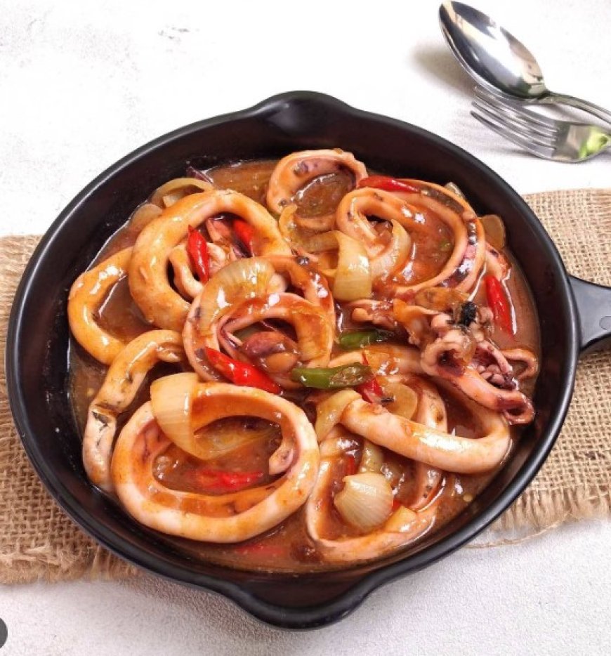 Cumi Saus Tiram Jamur