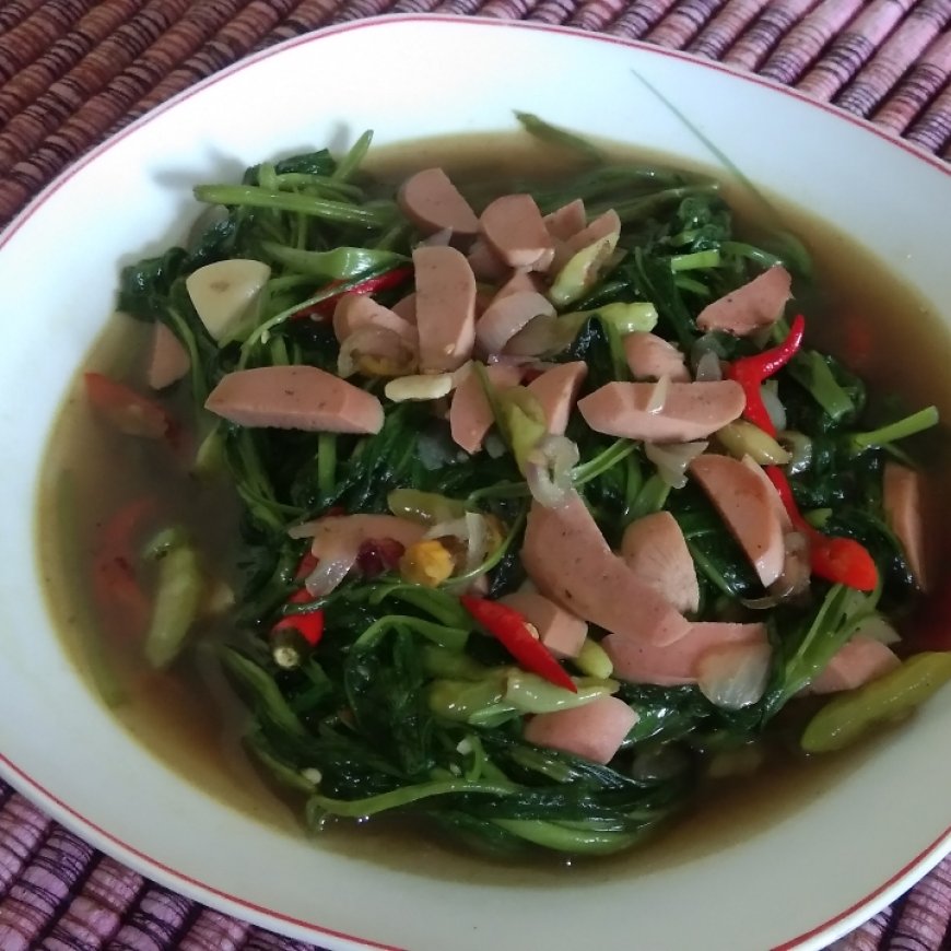 Kangkung Cah Sosis