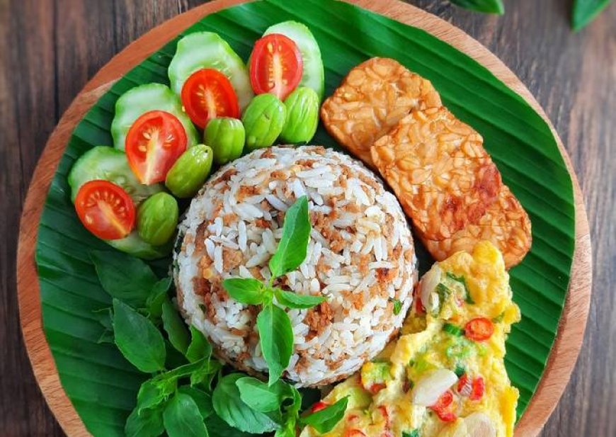 Nasi Tutug Oncom Bayam