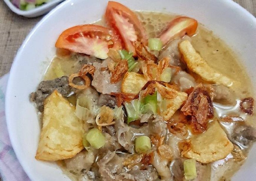 Soto Betawi Kentang Goreng