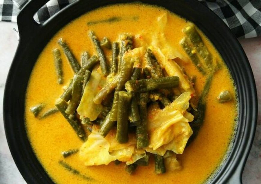 Opor Tahu Kentang Kacang Panjang