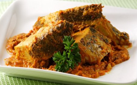 Ikan Gabus Bumbu Rendang
