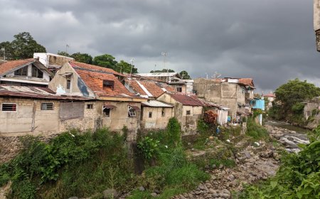 Kawasan padat penduduk Kota Bogor