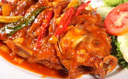 Ikan Bawal Saus Padang