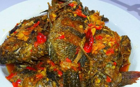Ikan Mujair Bumbu Pedas