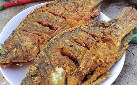 Ikan Mujair Goreng Tepung Bumbu Rempah