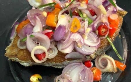 Ikan Tenggiri Sambal Matah