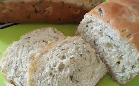 Roti Sobek Bayam dan Keju