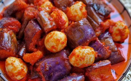 Terong Telur Puyuh Balado