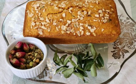 Pumpkin Turmeric Pistachio Cake