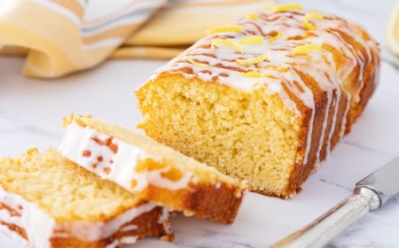 Kue Labu Kunyit dan Lemon Glaze