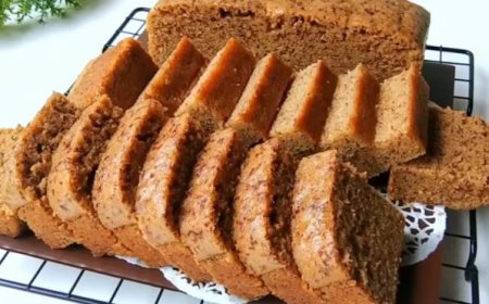 Bolu Pisang Cinamon Swirl