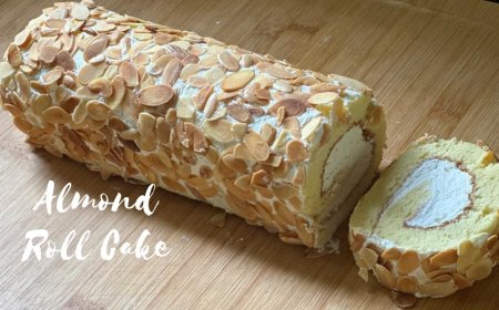 Bolu Gulung Almond
