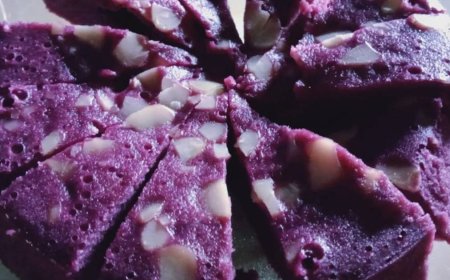 Bolu Almond Ubi Ungu