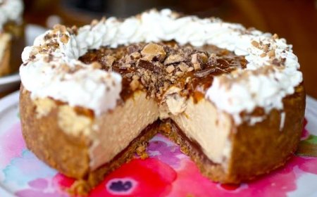 Toffee Crunch Cheesecake