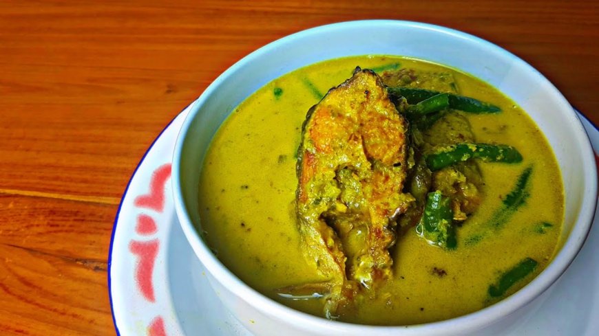 Ikan Patin Masak Kari Hijau