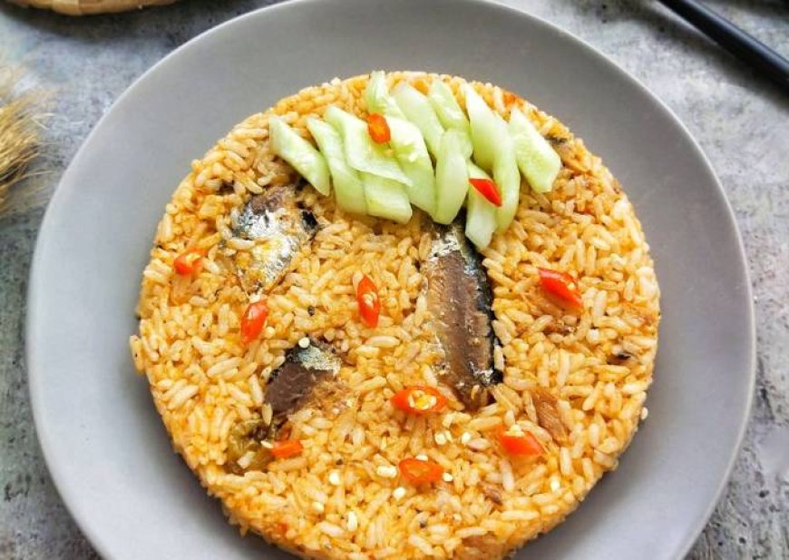 Nasi Kuning Sarden