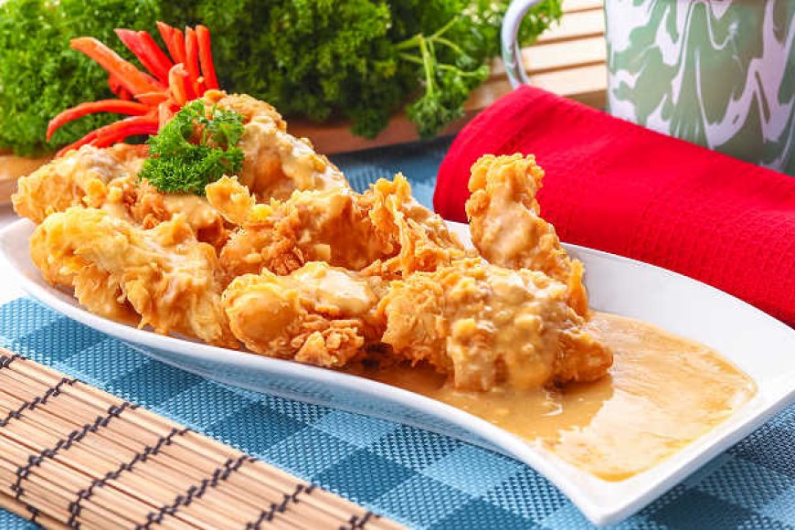 Ikan Tenggiri Goreng Telur Asin