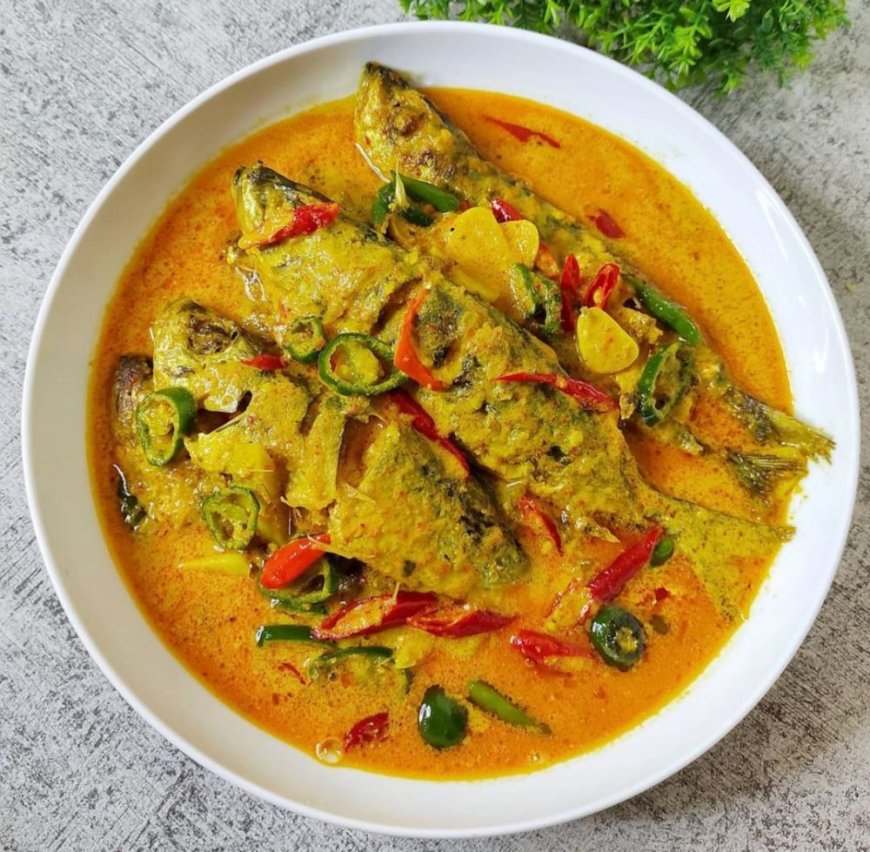 Ikan Selar Kuah Santan Pedas