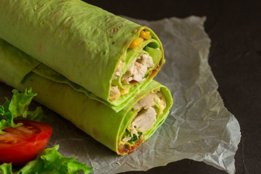 Burrito Bayam dan Kentang