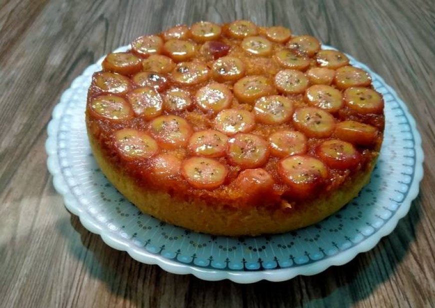 Bolu Pisang Pineapple Upside Down