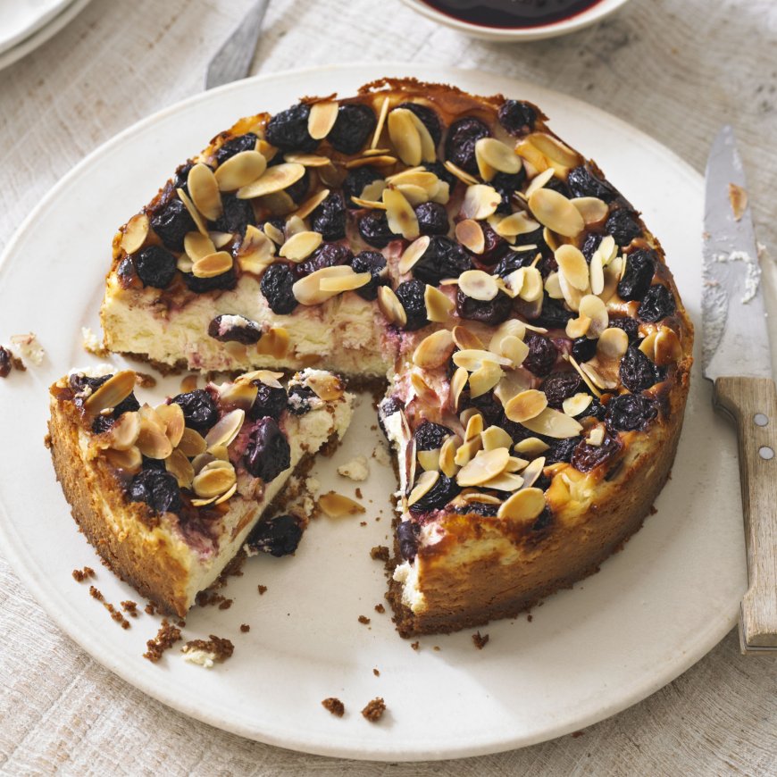 Cherry Almond Cheesecake