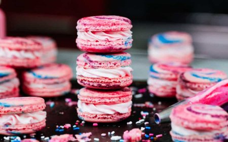 Macaron Cotton Candy