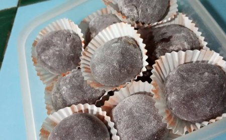 Mochi kacang merah kacang hitam