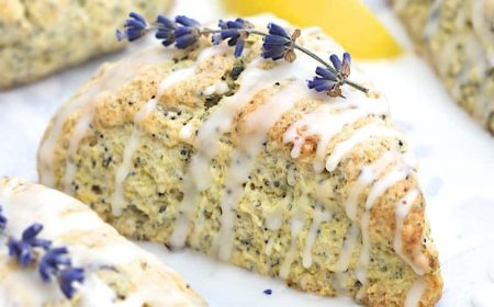 Scones Lemon dan Lavender