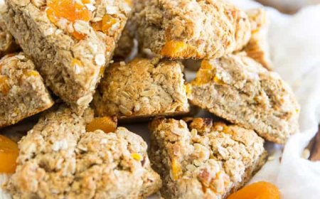 Scones Aprikot dan Almond