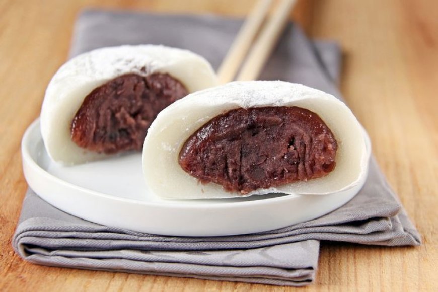 Mochi kacang merah kelapa kacang hitam