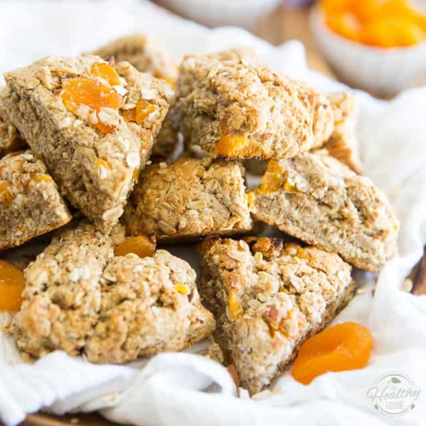 Scones Aprikot dan Almond
