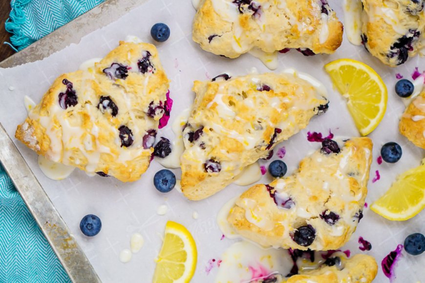 Scones Lemon dan Blueberry
