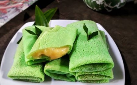 Kue Dadar Gulung Durian