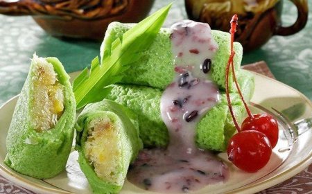 Kue Dadar Gulung Tape