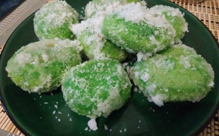 Kue Getas Pandan
