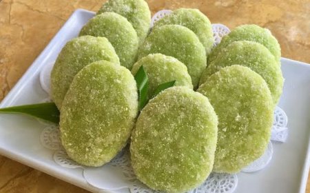 Kue Getas Teh Hijau