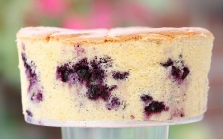 Bolu Kukus Lemon Blueberry
