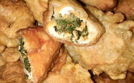 Tahu Goreng Isi Kangkung