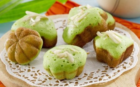 Kue Cubit Pandan